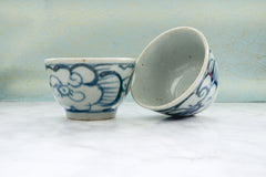 Qing Dynasty Style Iron Flecked Teacup with Persimmon
