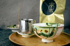 Tea Basket with Dreamscape Saucer